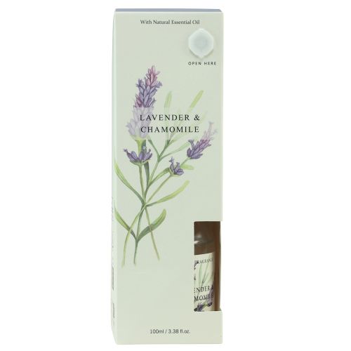 Artikel Geurstokjes lavendel kamille diffuser van glas 100ml