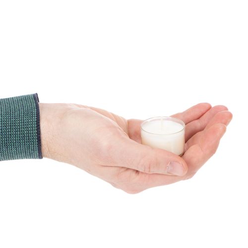 Artikel Citronella-geurende theelichtjes voor romantische avonden thuis of in de tuin, 25 mm, 7 cm hoog, 18 stuks