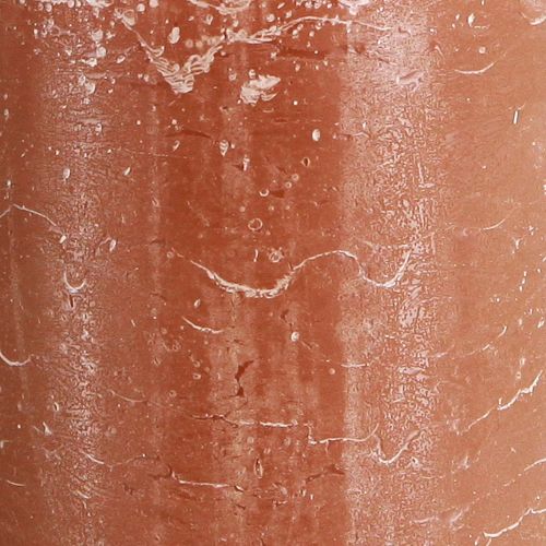 Artikel Effen gekleurde kaarsen karamel stompkaarsen 85×200mm 2 st