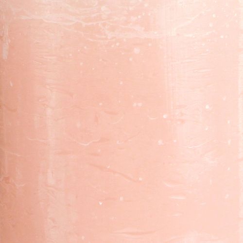 Artikel Effen kaarsen roze stompkaarsen lichtroze 85×150mm 2 st