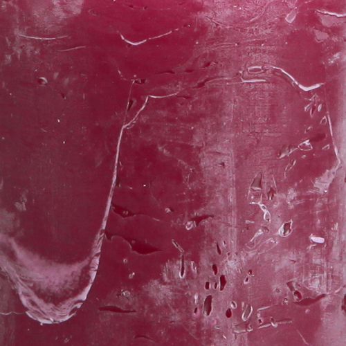 Floristik24 Effen gekleurde kaarsen stompkaarsen Berry 60x100mm 4 st
