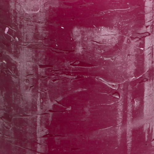 Artikel Effen kaarsen Berry stompkaarsen paars 70×80mm 4 st