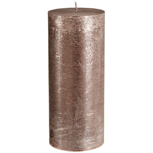 Artikel Effen gekleurde stompkaarsen koper 85mmx200mm 2 st