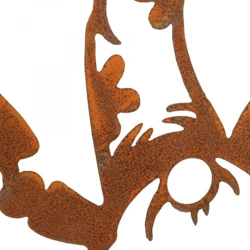 Floristik24 Patina decoratieve kabouter metalen sierstandaard H40cm