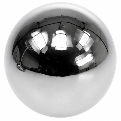 Artikel Decoratieve bol RVS zilver Ø10cm 4 st