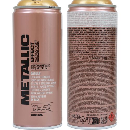 Artikel Verfspuitbus Goud Goudspuitverf Metallic Effect Acrylverf 400ml