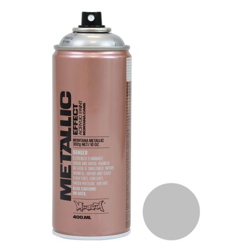 Floristik24 Verfspray zilverlak metallic effect zilverspray acrylverf 400ml