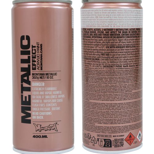 Artikel Verfspray zilverlak metallic effect zilverspray acrylverf 400ml