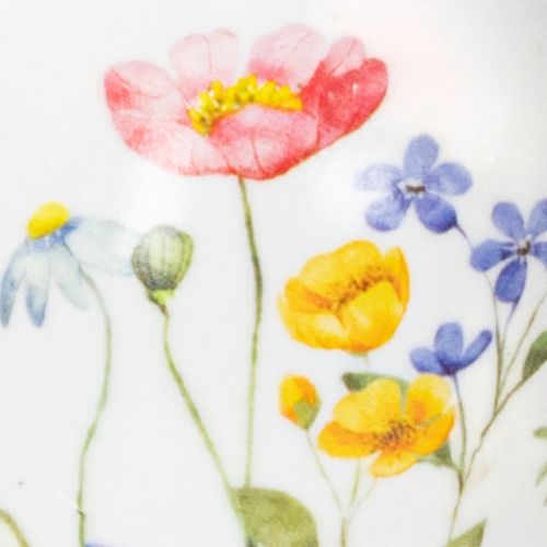 Artikel Paaseieren met lente- en bloemmotieven, hoogwaardige paasdecoratie, 6 cm, 6 stuks