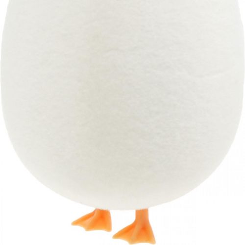 Artikel Decoratief ei met pootjes Paaseicrème Grappige paasdecoratie H13cm 4st