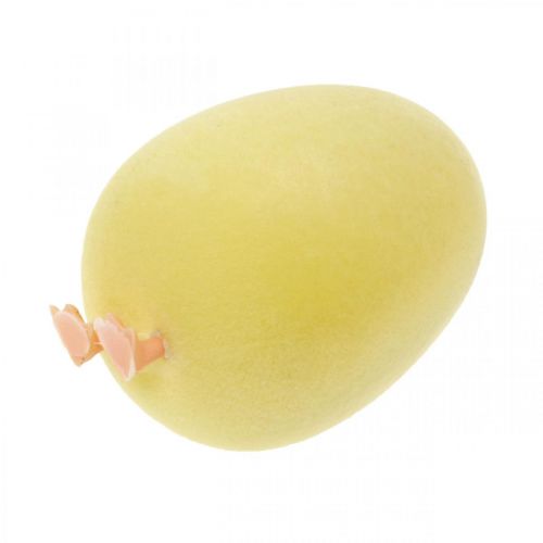 Artikel Paasei met poten Geel Decoratief figuur Paasei Decoratie H13cm 4 stuks