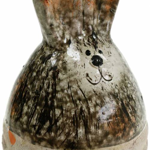 Floristik24 Eierkonijn Paasdecoratie terracotta H11.5cm