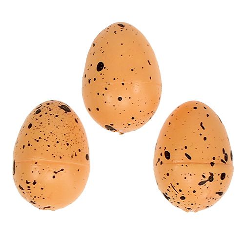 Floristik24 Piepschuim ei oranje 3,5cm 24 st
