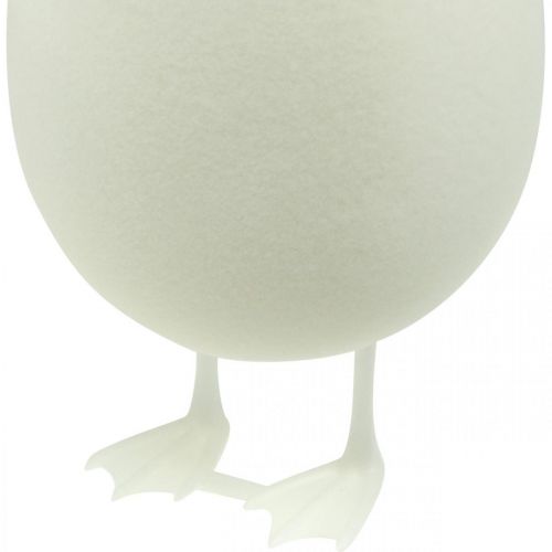 Artikel Decoratief ei met pootjes Paasei wit Tafeldecoratie Paasfiguur H25cm