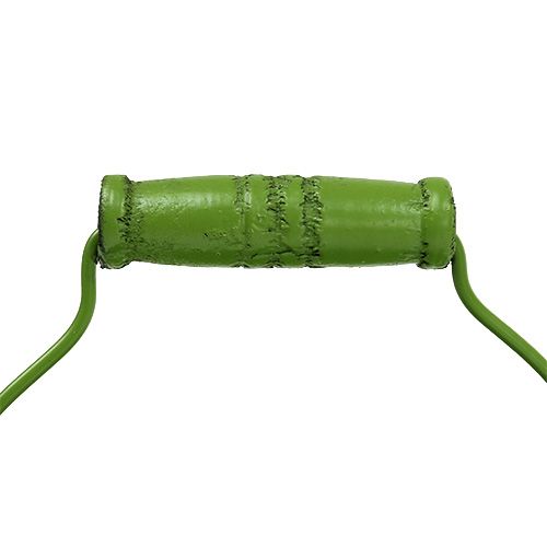Floristik24 Emmer groen Ø12cm H10cm antiek look
