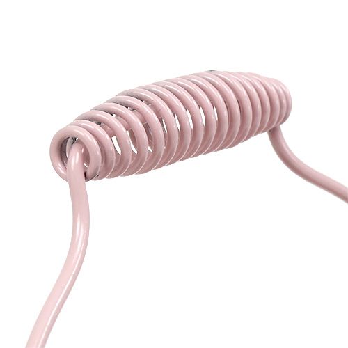 Floristik24 Emmer met gegroefd patroon pastelroze Ø14.5cm H14.5cm