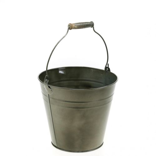 Floristik24 Metalen pot, emmer voor planten, plantenbak Ø20cm H17cm