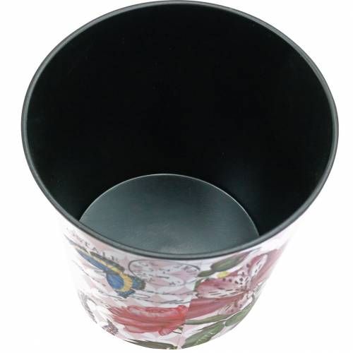 Floristik24 Bloempot bloempatroon kunststof Ø17 × H15.5cm bloempot