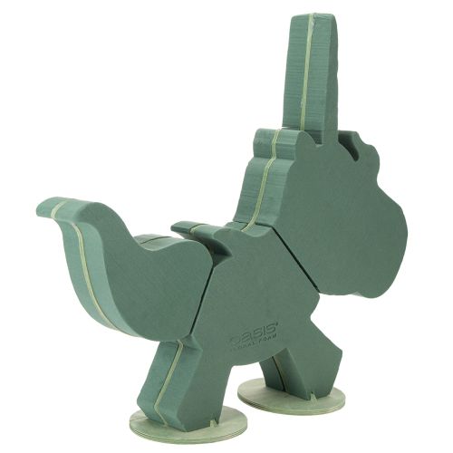 Artikel Eenhoorn van bloemenfoam, 68 cm x 60 cm