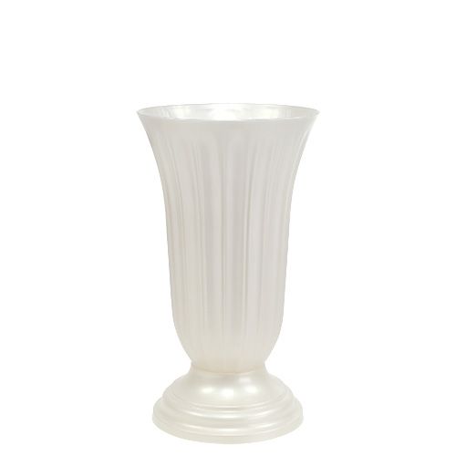 Lilia parelmoer vaas Ø16cm, 1 st