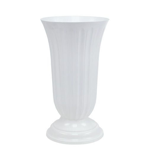 Lilia vaas wit Ø23cm 1 st