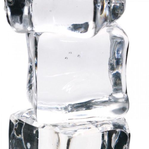 Floristik24 Decoratieve ijsblokjes, zomerdecoratie, kunstijs 3cm 6 st