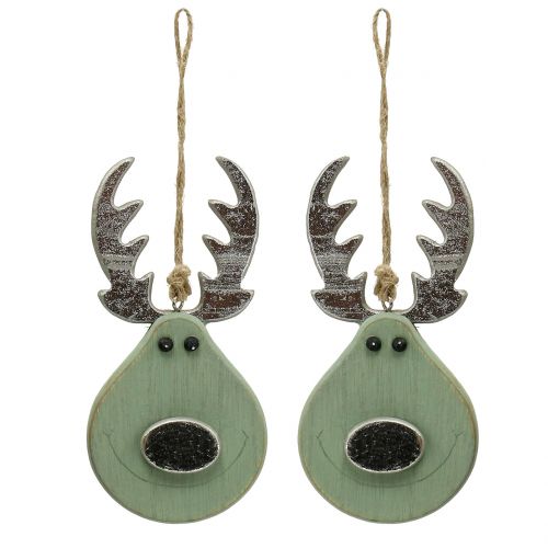 Floristik24 Elandkop mint om op te hangen 14,5 cm x 7,2 cm 4 st