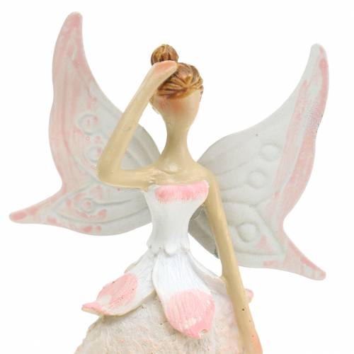 Floristik24 Decoratiefiguur elf wit 12cm 2st