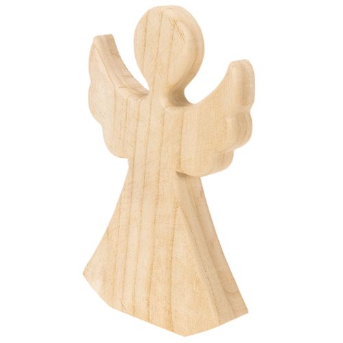 Decoratieve houten engelfiguur