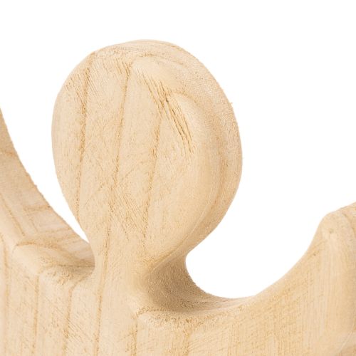 Decoratieve houten engelfiguur