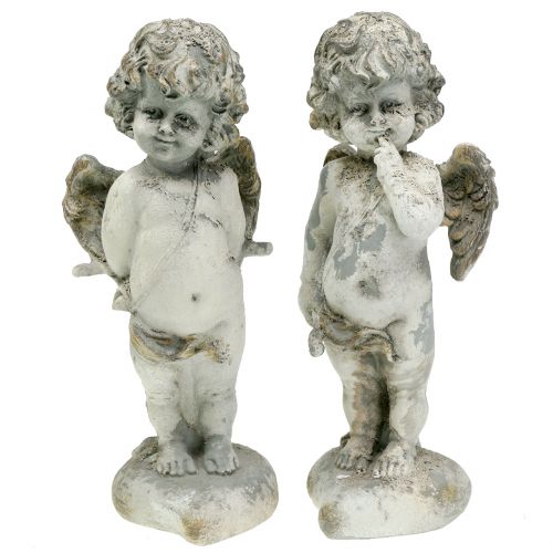 Floristik24 Decoratieve engel Cupido met hart 25cm 2st