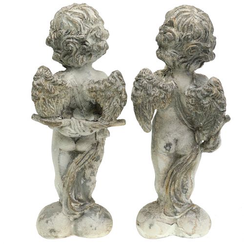 Floristik24 Decoratieve engel Cupido met hart 25cm 2st