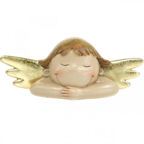 Floristik24 Decoratief engelenfiguur Kersttafeldecoratie 22,5 × 9,5 × 9cm