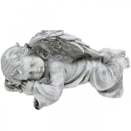 Floristik24 Engel voor de graffiguur liggend hoofd links 30×13×13cm