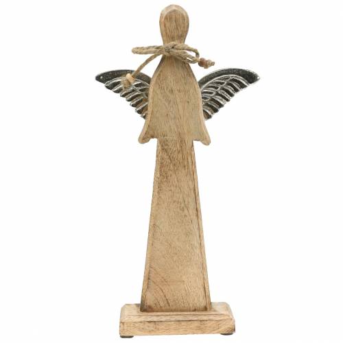 Floristik24 Kerstdecoratie engel hout H32cm