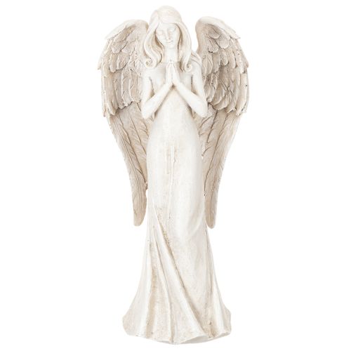 Engelenbeeldje staand en biddend, decoratie, 36 cm