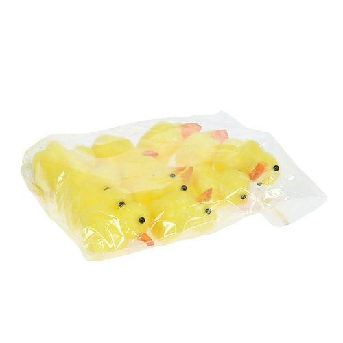 Floristik24 Duck mini 4cm stroomden geel 12st
