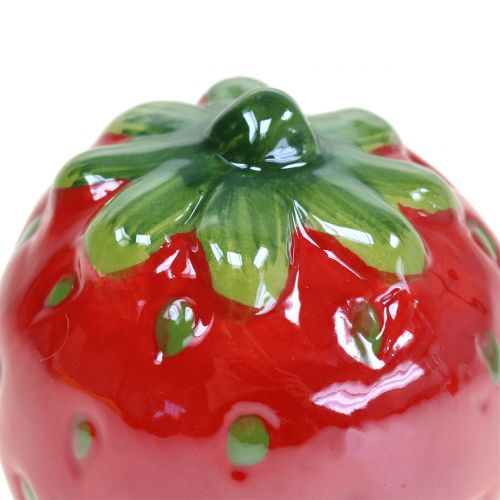 Floristik24 Aardbeienkeramiek Ø5cm H6cm 3st