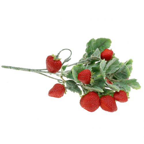 Floristik24 Aardbeienprikker rood L30cm