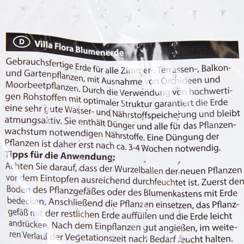 Artikel Villa Flora potgrond 18L