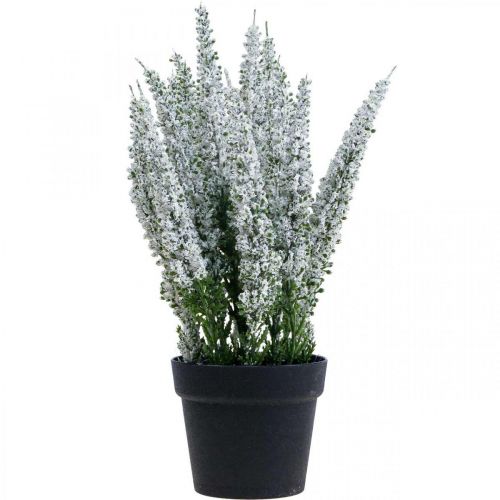 Artikel Erika wit heide bezem heide kunstplant H26cm