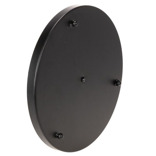 Ronde metalen serveerstandaard met drie etages voor tafeldecoratie met meerdere lagen, 61 cm | Floristik24.nl