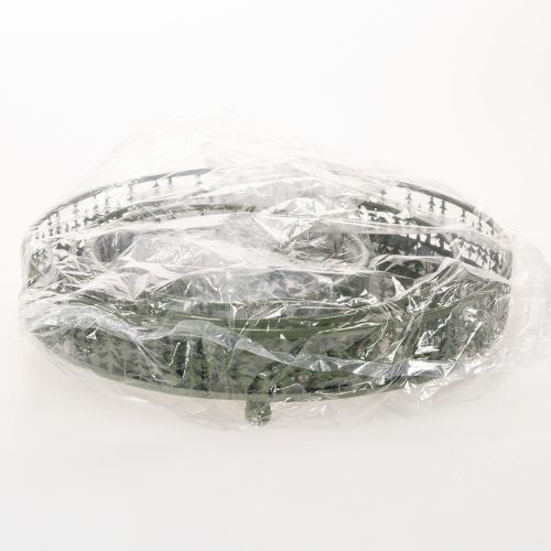 Metalen etagère, groen, drie