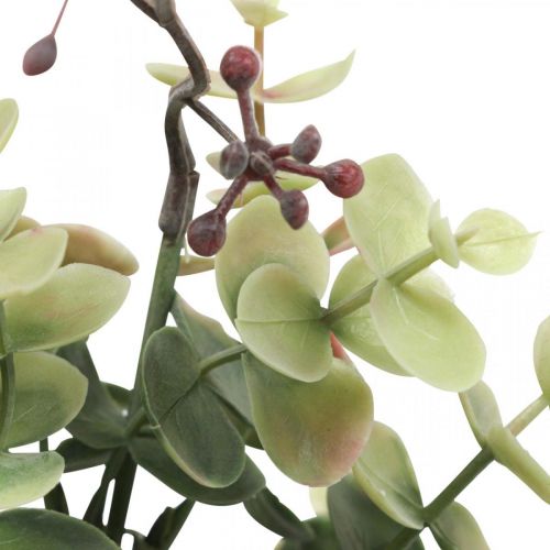 Artikel Eucalyptusstruik Kunst Eucalyptus Groen Rood 39cm