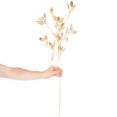 Kunstmatige eucalyptus tak, decoratieve tak voor vaas, 100 cm | Floristik24.nl
