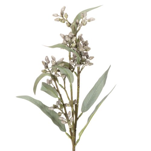 Decoratie met kunstmatige eucalyptustakken, takkenarrangement, 3 stuks | Floristik24.nl