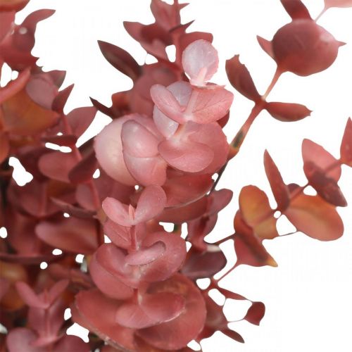 Artikel Herfstdecoratie eucalyptustak rood kunst eucalyptus 36cm