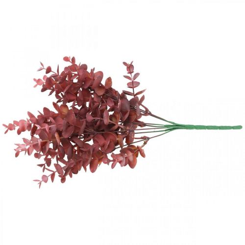 Artikel Herfstdecoratie eucalyptustak rood kunst eucalyptus 36cm