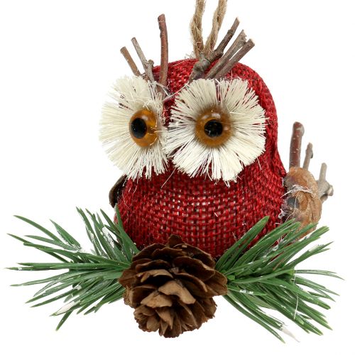 Floristik24 Uil om herfstdecoratie op te hangen 3st