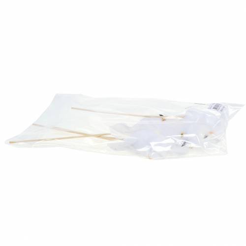 Artikel Decoratieve plug uil wit 5cm 4st